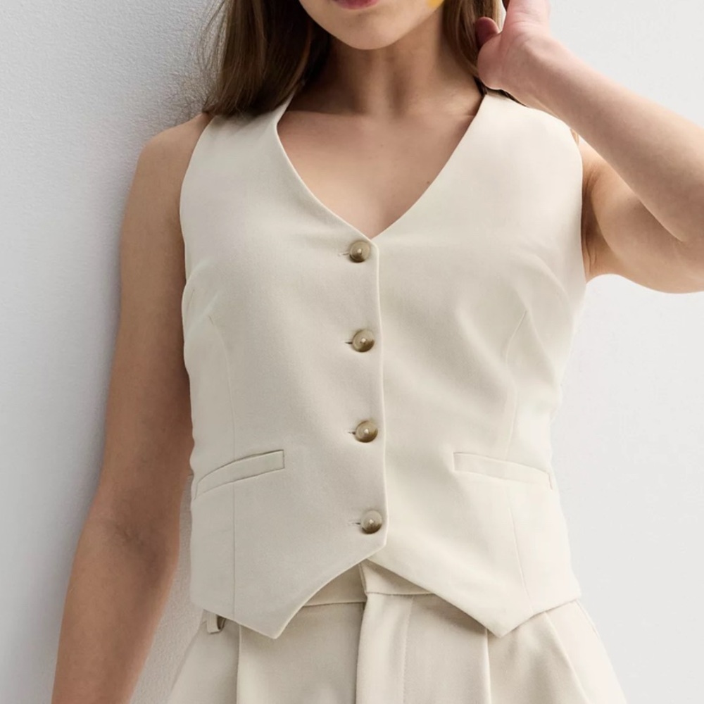 SO Blush Pink Vest and Skirt Set